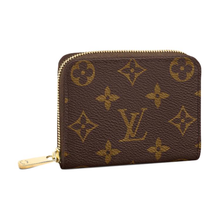 Louis Vuitton Zippy monētu maciņš Brūns