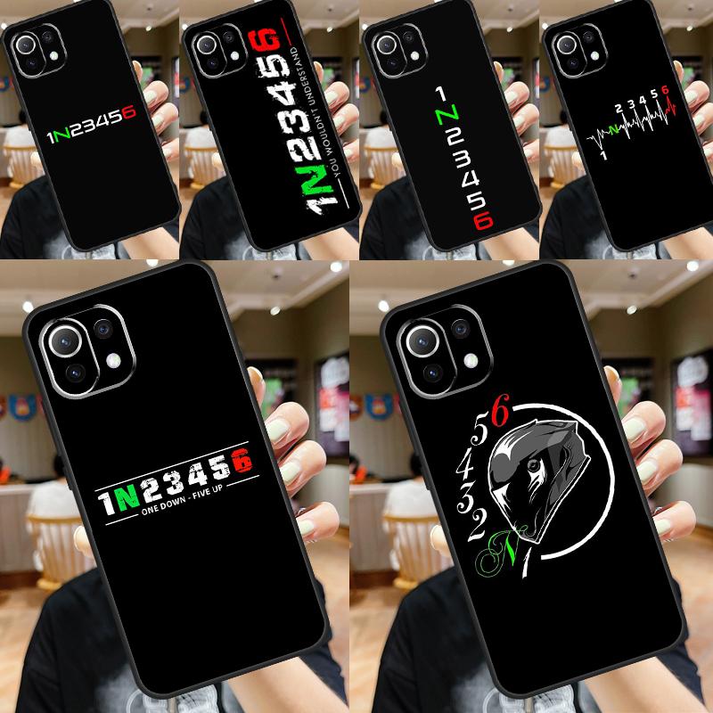 1N23456 Motorcycle Funda For POCO F6 X6 Pro X5 X3 F3 F5 M6 M5s Xiaomi 14 Ultra 12 13 Lite 11T 12T 13T Pro Case