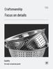 Large Hole Stainless Steel Colander Set for Washing Vegetables and Fruits