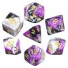Beautiful Colorful Gaming Dice Collection of 7 Perfect Gift for DND Board Game Accessories Lovers