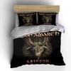 Nordic Goat Symbol Art Print Bedding Duvet Cover Set Duvet Cover Pillowcases  (1*Duvet Cover 2*Pillowcases, without duvet insert)
