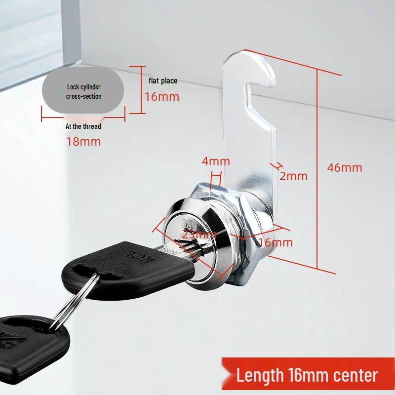 File Cabinet & Mailbox Cam Lock for Iron Lockers