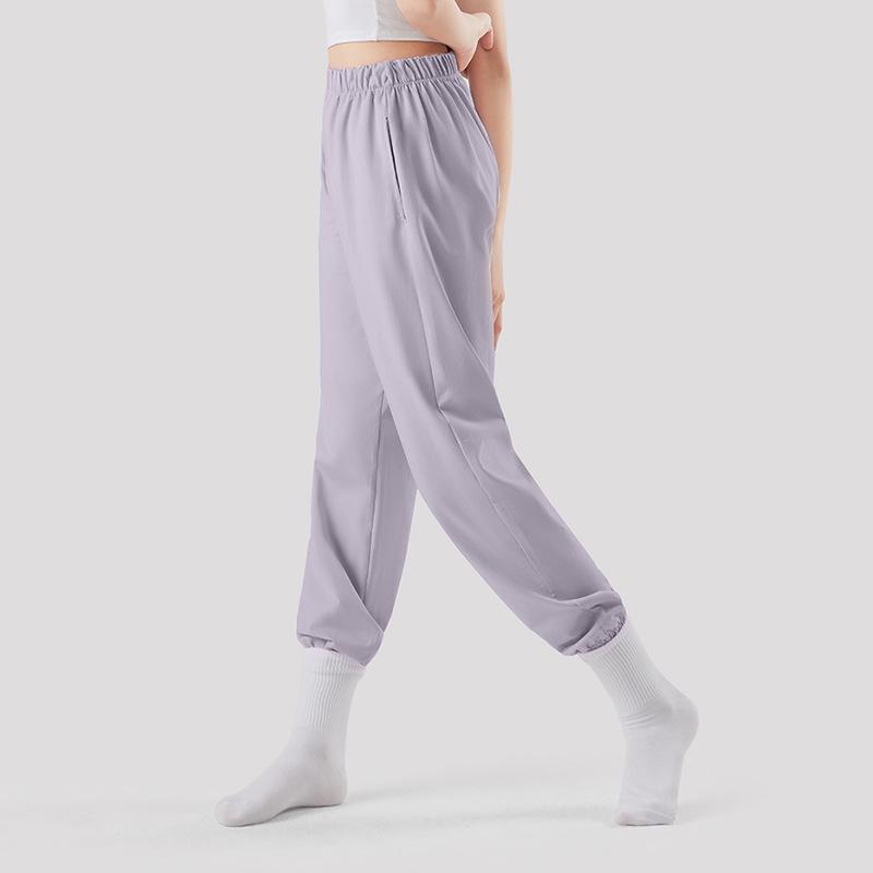 

Женские брюки для танцев с высокой талией и эффектом похудения - Классический свободный крой, стиль морковь Large