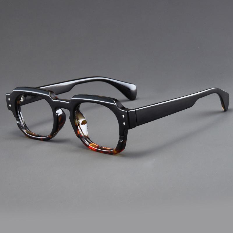 Casual Men's Reading Glasses Fashion Large Square Frame Far Sight Eyewear Plus Diopters Classic Vintage Presbyopic Glasses