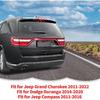 RT-TCZ Smoked Black Third 3rd Brake Light Cover High Mount Stop Lamp Cover Trim Exterior Accessories for Jeep Grand Cherokee 2011-2022,for Dodge