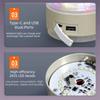 RGB LED Camping Lamp IPX6 Waterproof Retractable String Outdoor Night Light Portable Top Handle Garden Decoration Lamp