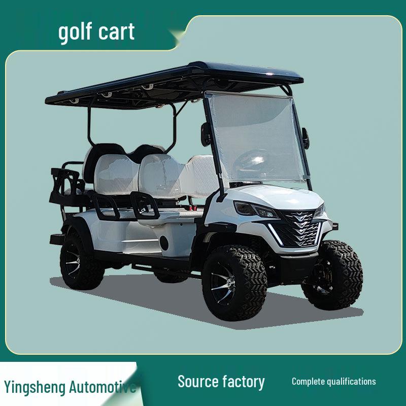 Electric Golf Cart: 4-Seater Scenic Sightseeing & 2-Seater Patrol Car