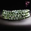 6Millimeter burst crystal bracelet, multi-strand, unisex, each piece is unique