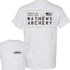 Mathews Archery Graphic Tshirt, Spartan Archery Design, Hunting Beer Graphic Tee Unisex T-Shirt