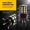2X 7443 7440 LED 7444 Turn Switchback Signal White/Amber Parking DRL Light Bulbs
