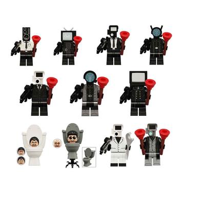 Monitor Building Block TV Camera Audio Anime Cartoon Mini Action Figure Blocks Children's Toys Christmas Birt