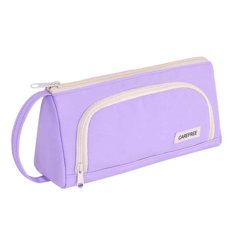 New product, simple and large opening, multi-functional stationery, pencil bag, primary school, junior high school, large capacity and high value