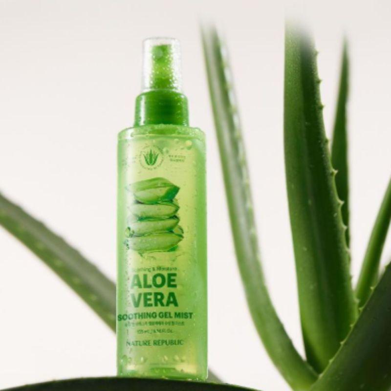 Nature Republic Soothing & Moisture Aloe Vera Soothing Gel Mist, 1 Pc, 155ml