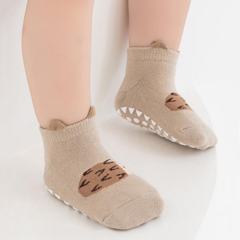 Newborns Cartoon Sock Infants Boys Girls Soft Short Sock Cotton Spring Autumn Anti Slip Walking Floor Socks for Baby