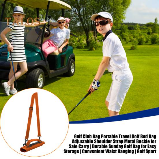 Torba na kije golfowe Mała torba podróżna na kije golfowe dla mężczyzn, kobiet, kobiet, mini, przenośny uchwyt na kije golfowe, torba Sunday Golf Bag