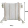 Bedroom Decorative Boho Woven Tufted Tassel Throw Pillow Cushion Cover Pillow Shell Pillowcase