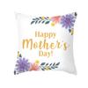 Gift for Mom Happy Mothers' Day Festive Decor Cushion Cover Heart Letters Printed Pillow Cover Seat Car Bedside Decor Pillowcase