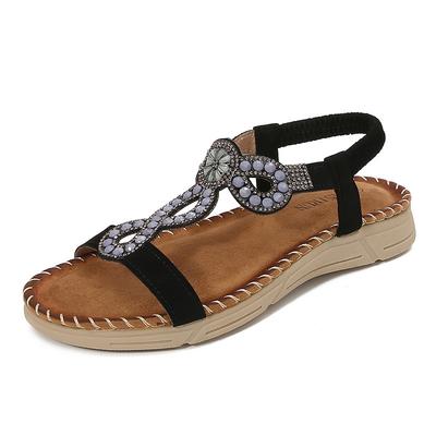 Damenschuhe Sommer Elegant Damen Plateau-Sandalen Lässige Keilsandalen Bequem Rutschfest Sandalias De Mujer 36-41 Damen Sandalen
