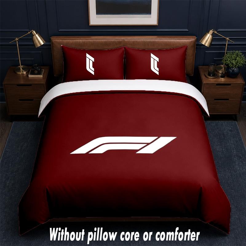 Set Biancheria da Letto Design F1 1 Copripiumino + 2 Federe Morbido Traspirante Biancheria da Letto per la Casa