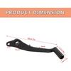Motorcycle Brake Pedal Foot Lever Replacement for Honda CBR650 2014-2024 CB650R 2019-2024 Brake Lever Pedal (Black)