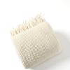 Knitted Throw Blanket for Couch Soft Farmhouse Boho Throw Blanket with Tassels Home Decorative Lightweight Throw Blankets,Throws for Bed/Chair/Sofa