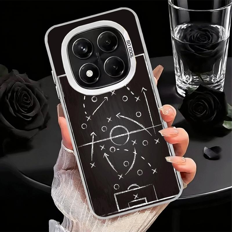 Football Soccer Tactics Time Shockproof Phone Case for Xiaomi Redmi Note 15 14 13 12 Pro Plus 11 11S 11T 5G Cover Anti Fall Fund