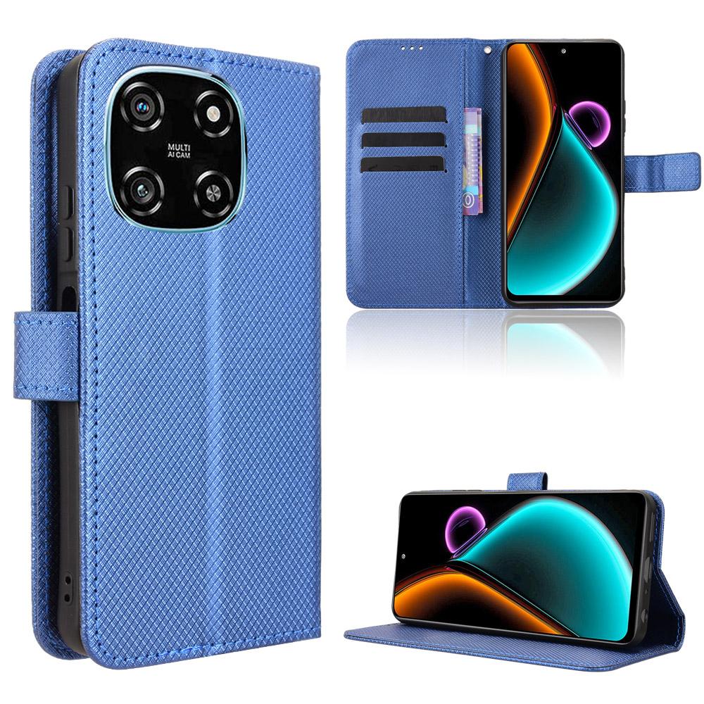 Flip Cover für Blackview Color 6 PU-Leder Ganzkörperschutz [RFID-Blockierung] Handyhüllen Brieftaschen-Cover