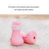 4Pcs Pet Bathing Foot Cover Silicone AntiScratch Cat   Protector Pet Supplies for Bathing(Pink )