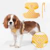 Vintage Plaid Dog Harness Leash Set Comfort Breathable Adjustable No-Choke Pet Vest for Small Medium Dogs Pechera Para Perro