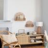 Set of 2 Wonder rattan shelves