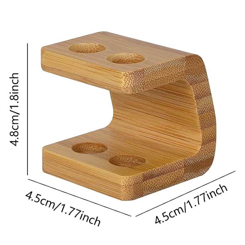 2/3/4 Slots Electric Toothbrush Head Holder Home Mini Portable Durable Hotel Non Slip Freestanding Natural Stand