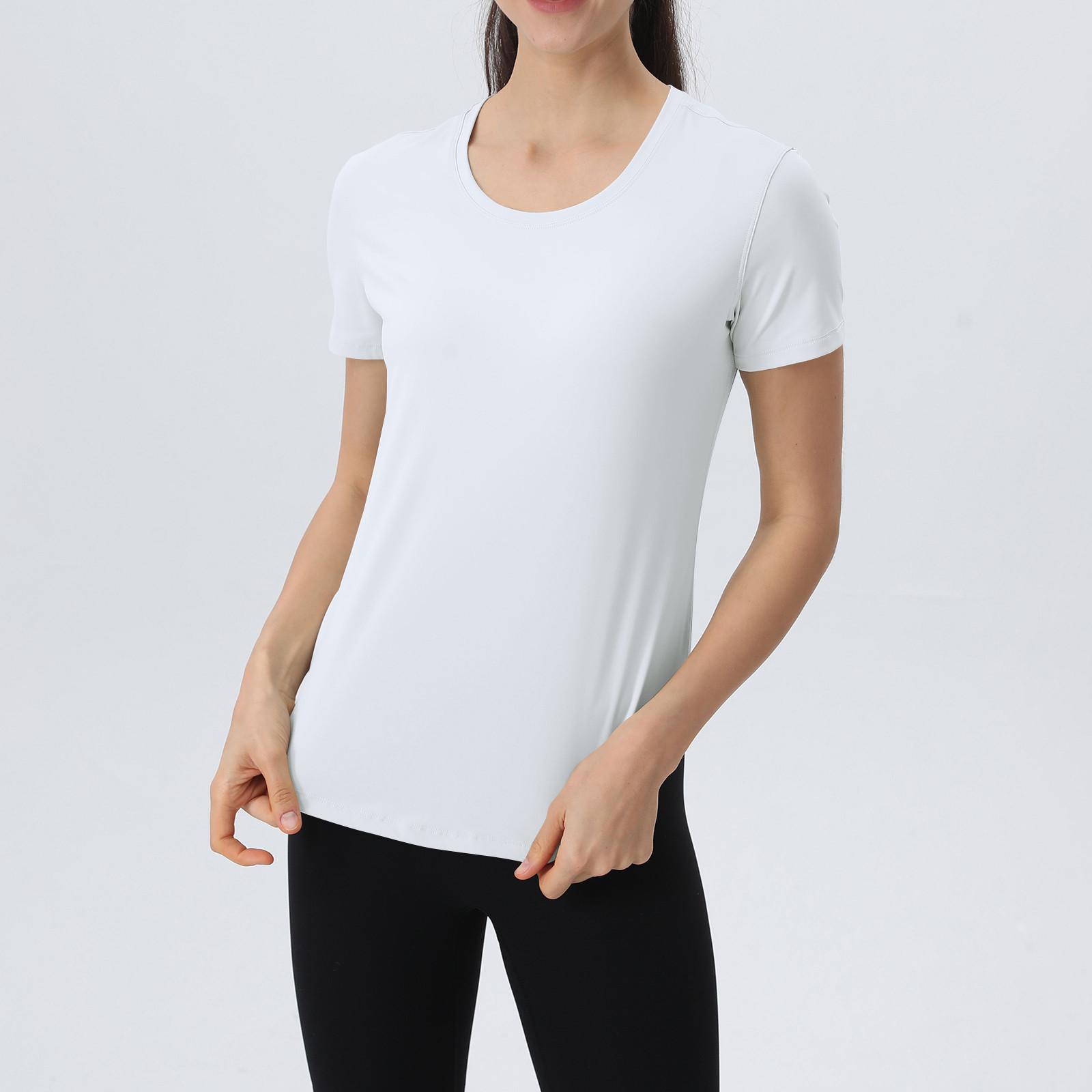 

Майки для тренировок, рубашки с открытой спиной для йоги, свободный крой, спортивный спортивный топ с рукавами XL белый