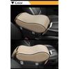 Leather Sponge Car Truck Center Armrest Heighten Pad Storage Bag