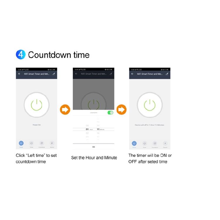 for Smart Timer Switch Energy Meter Electric Mobile APP Remote Control for Home