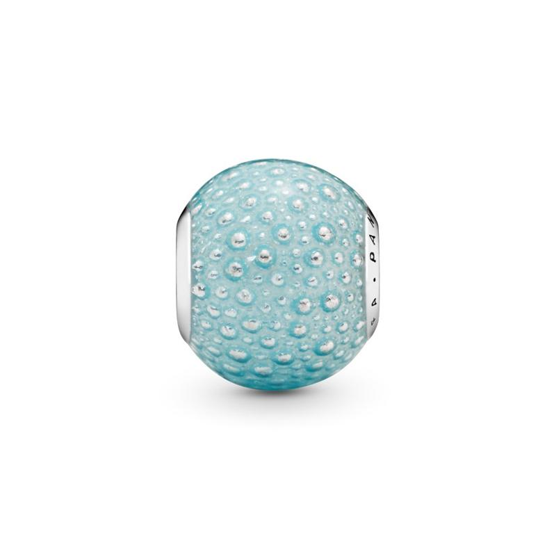 Pandora Bubble Crystal Blue Charm Blue Women's Model 797091EN155
