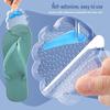 Lace Forefoot Pad Flip-Flops: Self-Adhesive, Size-Adjustable, Anti-Slip, Shock-Absorbing Half-Size Granule Pads.