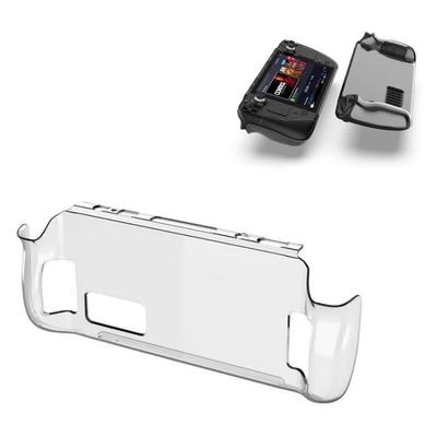 Protective Case for Steam Deck, Half Wrapped Transparent Crystal Case for Game Console