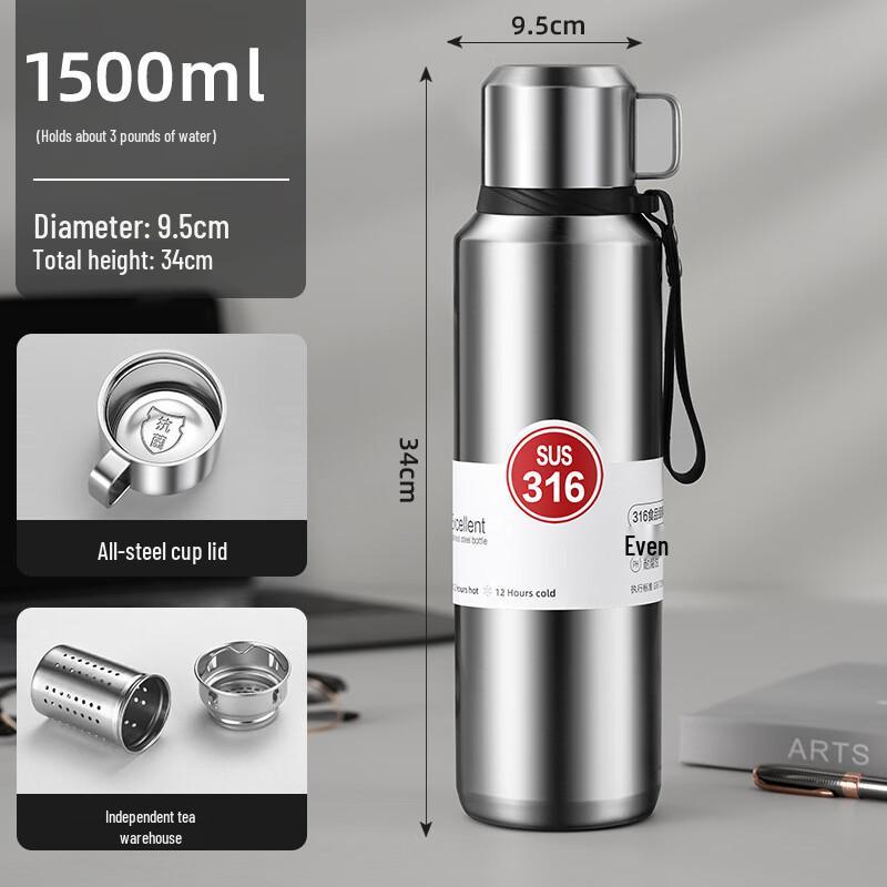 Diller 316 Stainless Steel Vacuum Flask 800ML