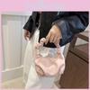 Cloud Wrinkled Elegant Handbag With Zip Opening For Daily Use Women Fashion