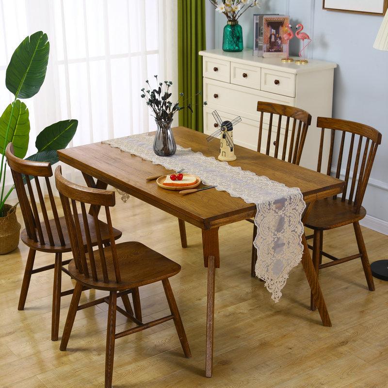 New Table Cloth Lace Cloth Art Nordic Tv Cabinet Tea Table Table Flag Pure White Modern Simple Bed Flag Table Cloth