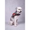 Harnais réglable pour chien Pluto rouge XXS