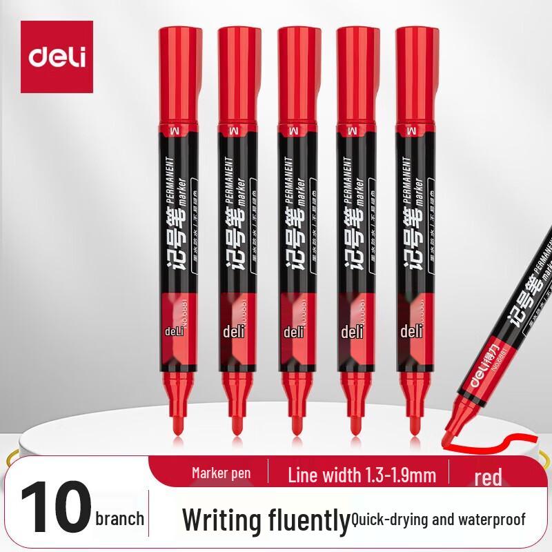 Deli Oil-Based Thick Tip Marker Pen