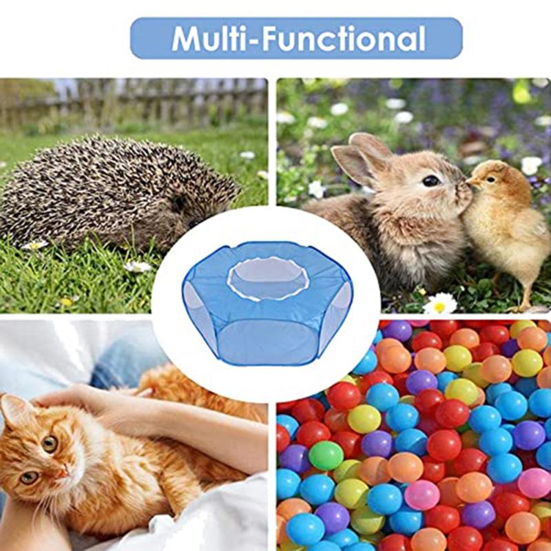 Pet Folding Fence Pet Playpen Small Animals Cage Tent For Guinea Pig Rabbits Hamster Chinchillas