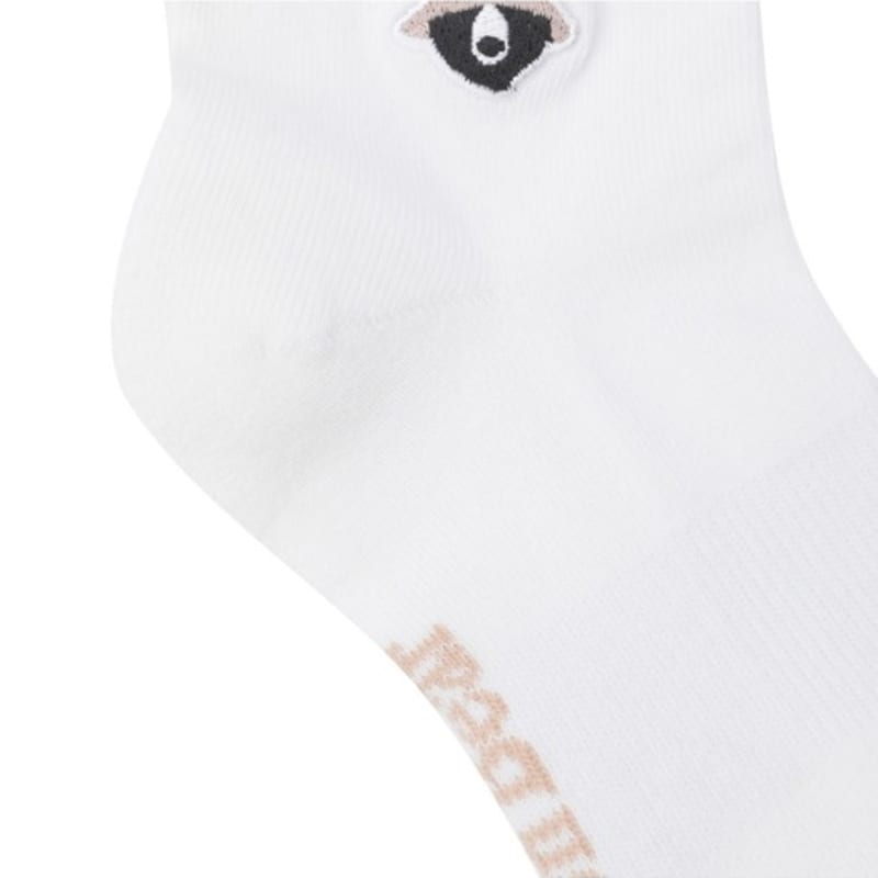 GOLDEN BEAR (WOMEN) Shirring Pompom Socks_G6LAX25122BEX