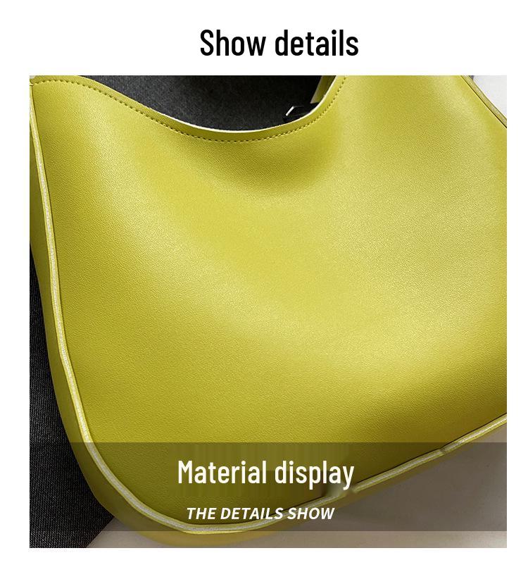 Bags Sense Women's 2023 Autumn Trendy Underarm Shoulder Bag with Bias Lock and Large Capacity