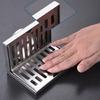 Anti-wear L Shape Stainless Steel Bathroom Tile Insert Floor Drainer Square