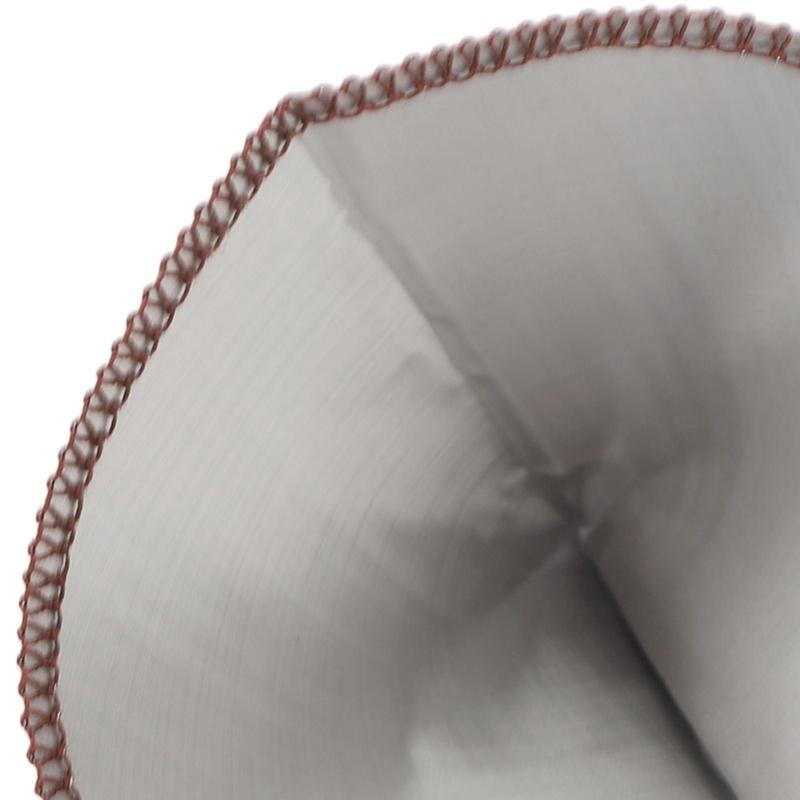 Reusable Coffee Filter Cone Shape Fine Filtering 304 Stainless Steel Paperless Mesh Coffee Filter L For 3 To 4 Cups