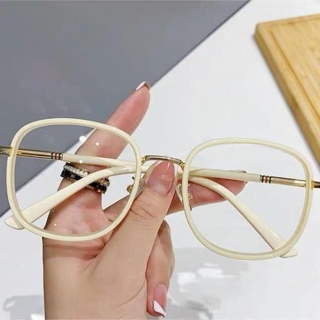 

Модные показы Молодежных очков для чтения, Женских очков для чтения с большой антисиней оправой, Очков для чтения с высоким разрешением для людей среднего и пожилого возраста +400 молочный белый