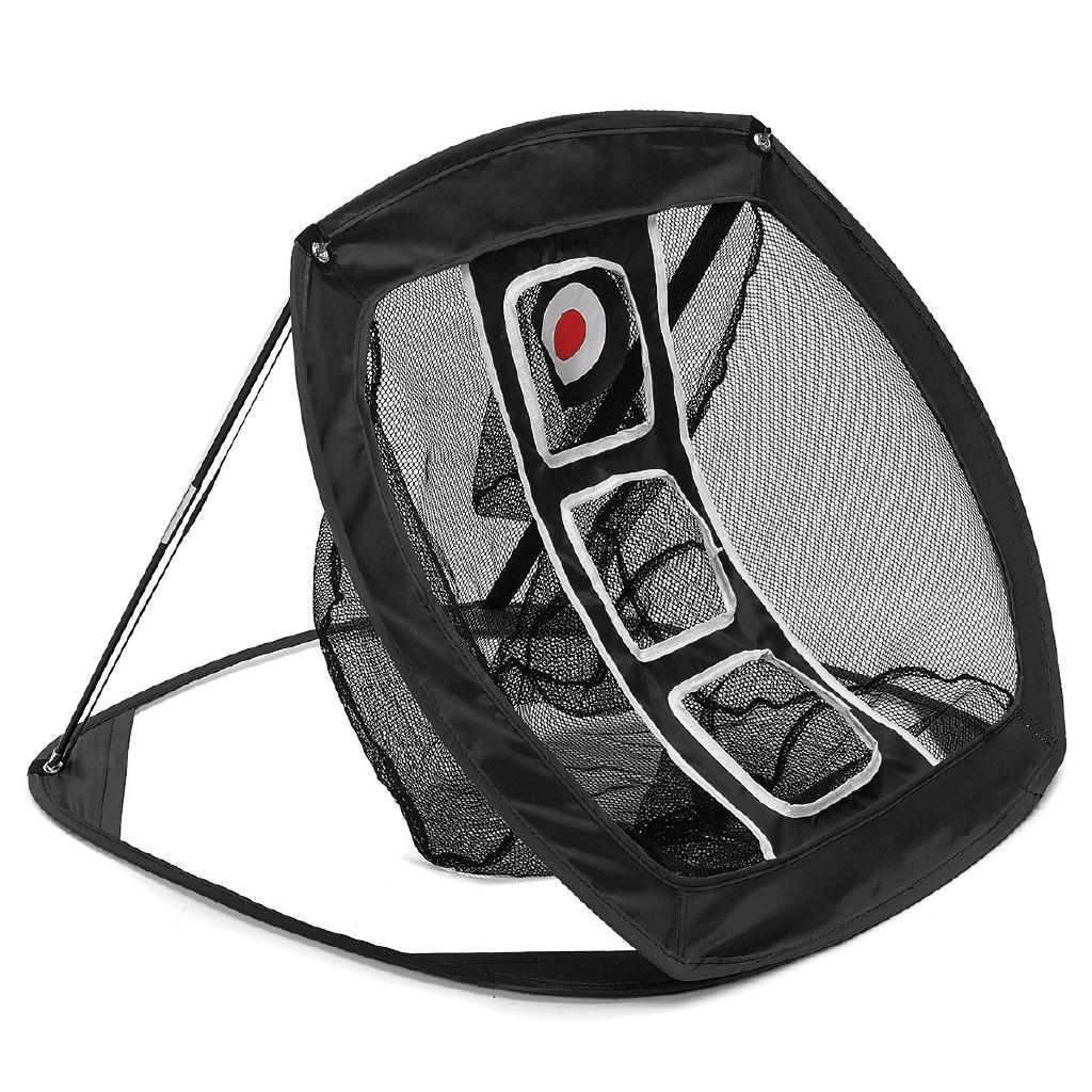 Nylon Golf Übungsnetz Golf Outdoor Indoor Chipping Pitching Käfige Tragbare Golf Übungstrainingshilfen Einfaches Netzequipment Neu