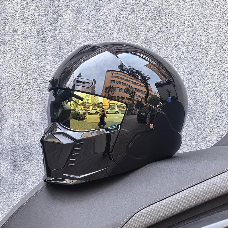ORZ New Scorpion Retro Motorcycle Cascos Moto Locomotive Personality Multi-purpose Combination Helmet Half M L XL XXL XXXL